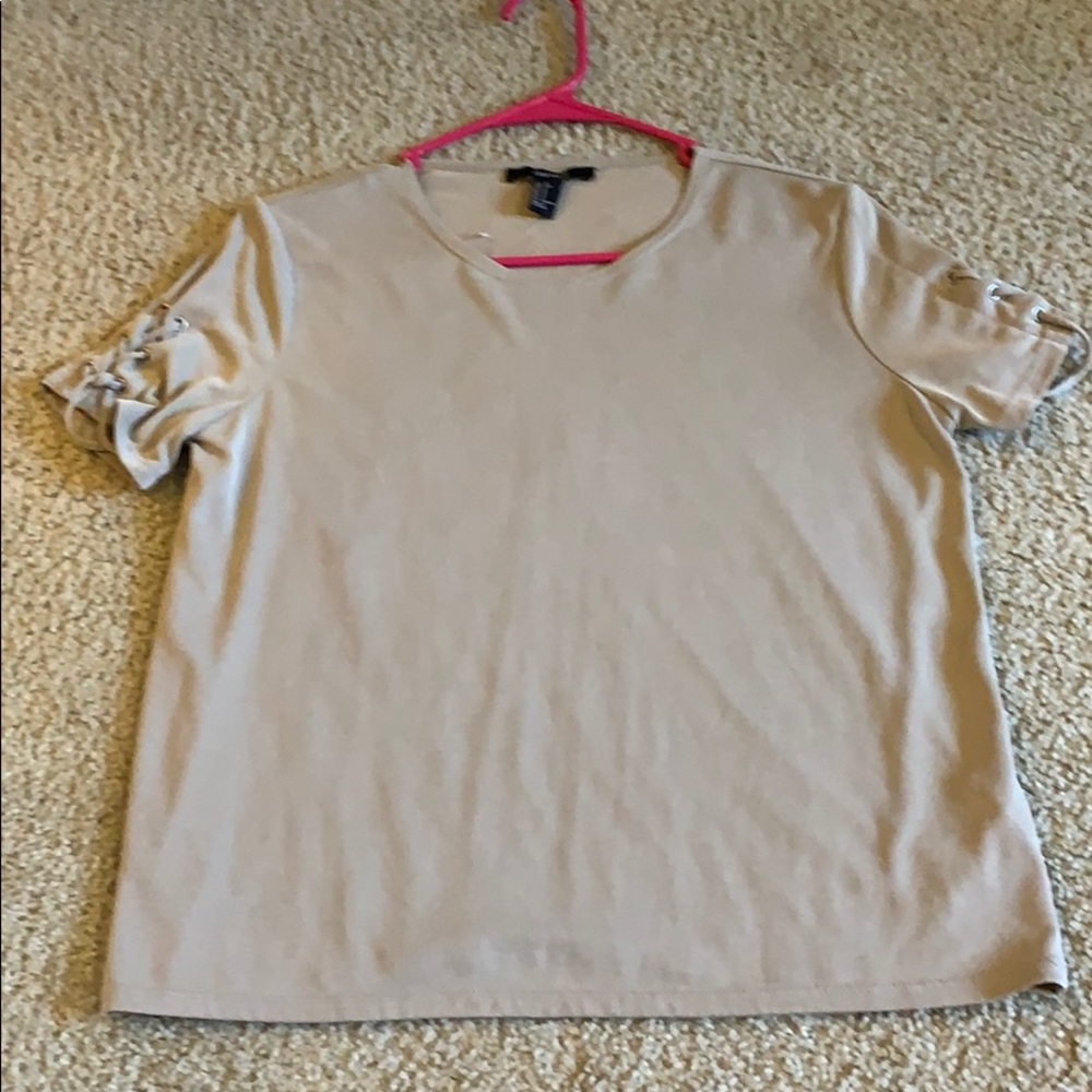 Brown casual top